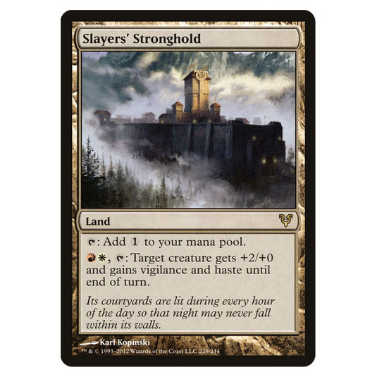 Slayers' Stronghold 0229 card from the Magic The Gathering set Avacyn Restored