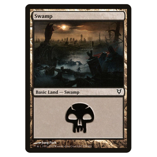 Swamp 0238 card from the Magic The Gathering set Avacyn Restored