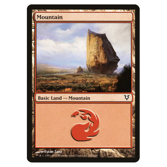 Mountain 0241 card from the Magic The Gathering set Avacyn Restored