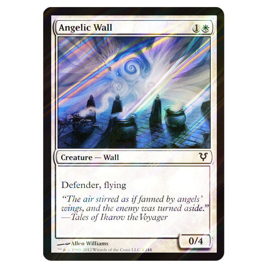 Angelic Wall 0004 card from the Magic The Gathering set Avacyn Restored