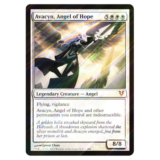 Avacyn, Angel of Hope 0006 card from the Magic The Gathering set Avacyn Restored