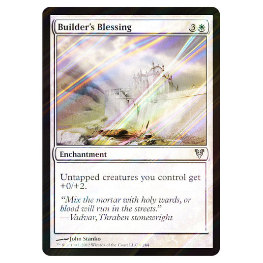 Builder's Blessing 0008 card from the Magic The Gathering set Avacyn Restored