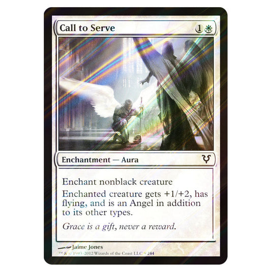 Call to Serve 0009 card from the Magic The Gathering set Avacyn Restored