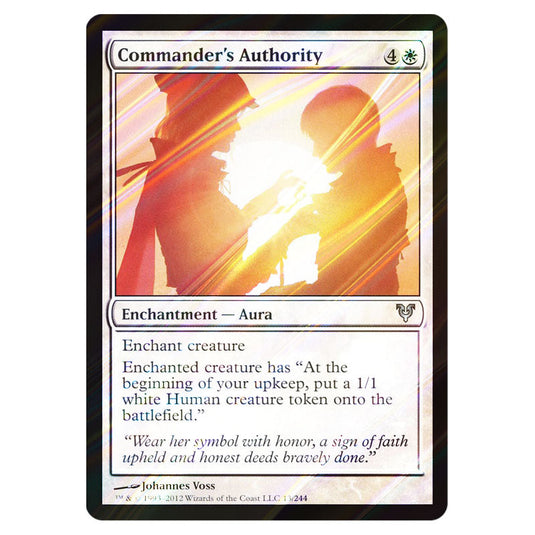 Commander's Authority 0013 card from the Magic The Gathering set Avacyn Restored