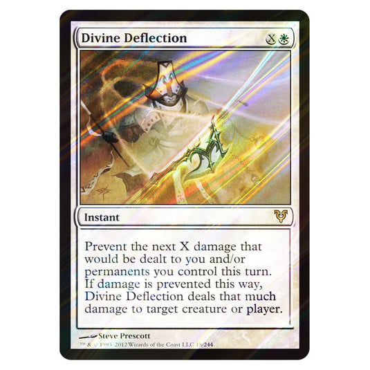 Divine Deflection 0018 card from the Magic The Gathering set Avacyn Restored