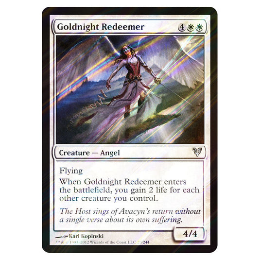 Goldnight Redeemer 0023 card from the Magic The Gathering set Avacyn Restored