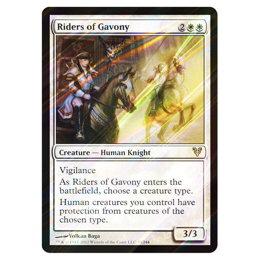 Riders of Gavony 0033 card from the Magic The Gathering set Avacyn Restored