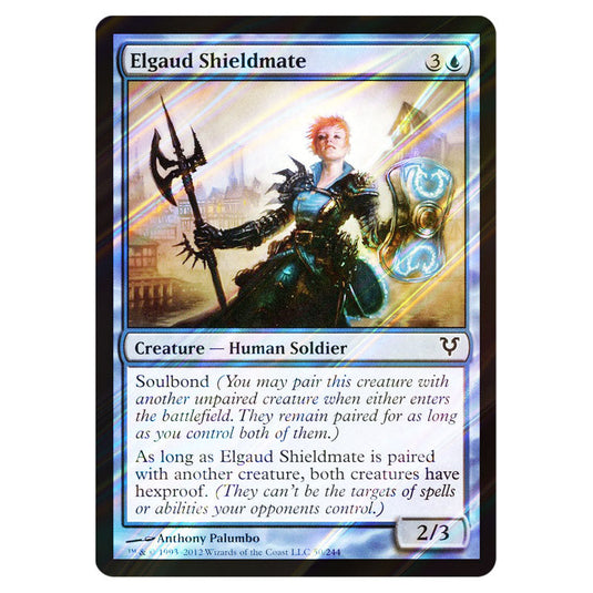 Elgaud Shieldmate 0050 card from the Magic The Gathering set Avacyn Restored