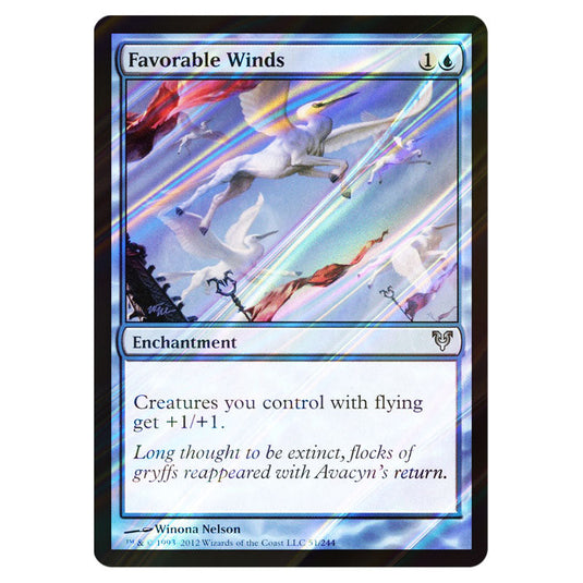 Favorable Winds 0051 card from the Magic The Gathering set Avacyn Restored