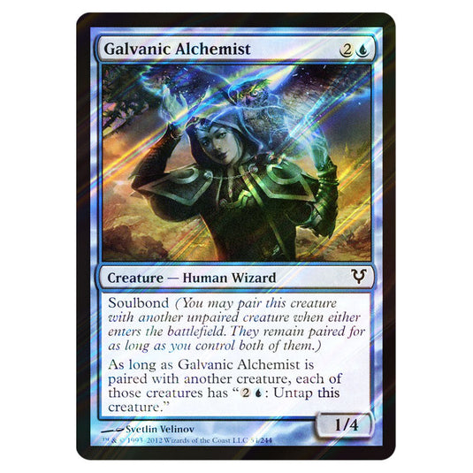 Galvanic Alchemist 0054 card from the Magic The Gathering set Avacyn Restored