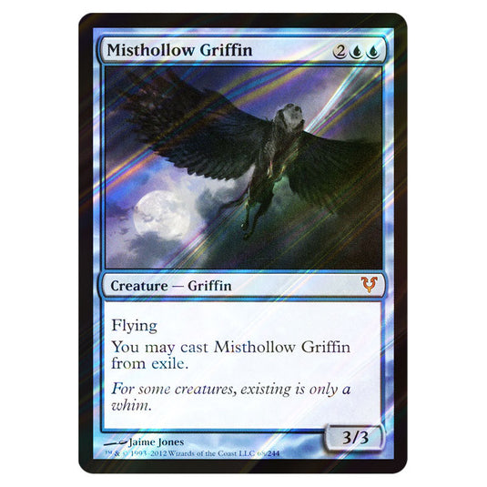 Misthollow Griffin 0068 card from the Magic The Gathering set Avacyn Restored