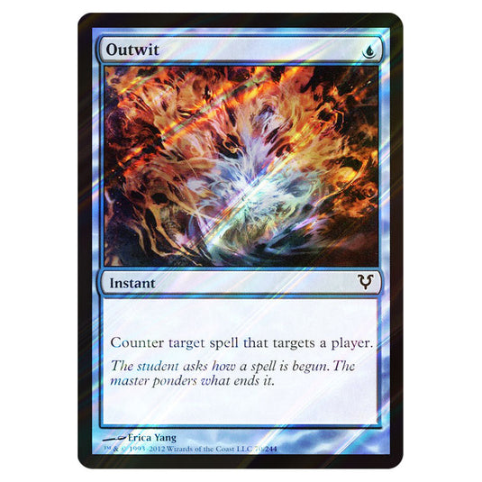 Outwit 0070 card from the Magic The Gathering set Avacyn Restored