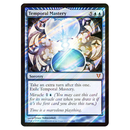 Magic The Gathering - Avacyn Restored - Temporal Mastery - 0081 (Foil) Magic The Gathering - Avacyn Restored - Temporal Mastery - 0081 (Foil)