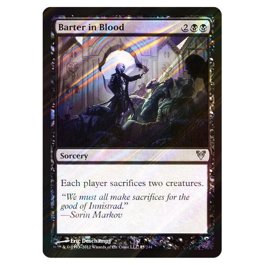 Barter in Blood 0085 card from the Magic The Gathering set Avacyn Restored