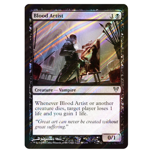 Blood Artist 0086 card from the Magic The Gathering set Avacyn Restored