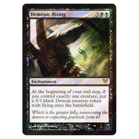 Demonic Rising 0094 card from the Magic The Gathering set Avacyn Restored