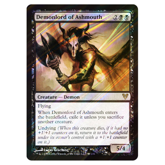 Demonlord of Ashmouth 0096 card from the Magic The Gathering set Avacyn Restored