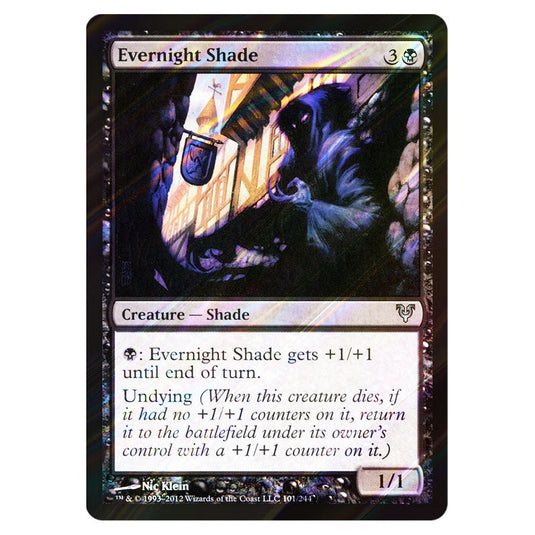 Evernight Shade 0101 card from the Magic The Gathering set Avacyn Restored