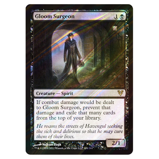 Gloom Surgeon 0104 card from the Magic The Gathering set Avacyn Restored