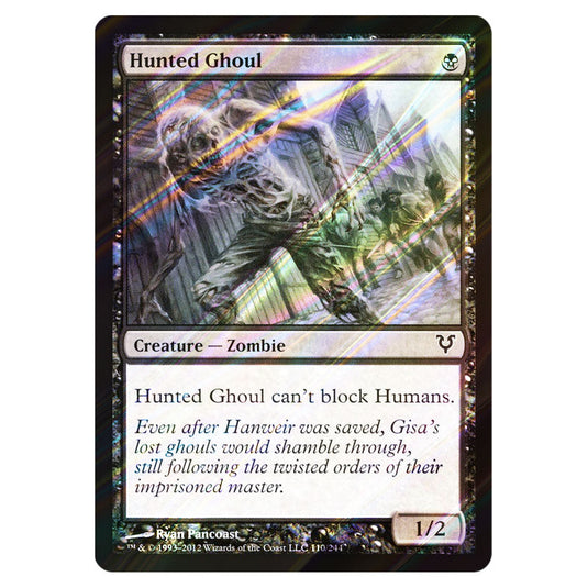 Hunted Ghoul 0110 card from the Magic The Gathering set Avacyn Restored