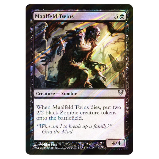 Maalfeld Twins 0112 card from the Magic The Gathering set Avacyn Restored