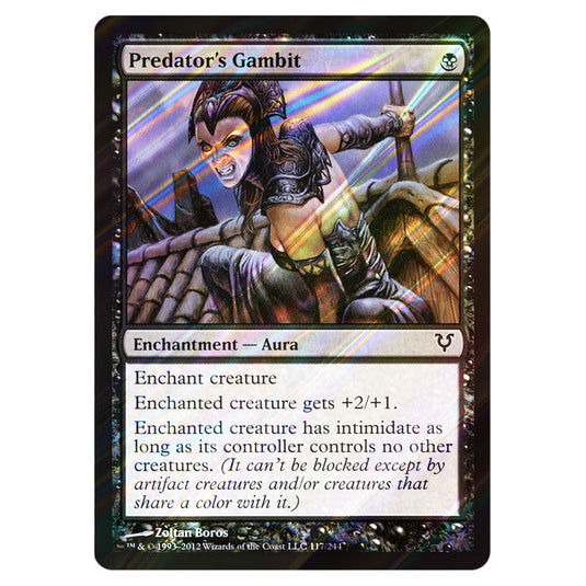 Predator's Gambit 0117 card from the Magic The Gathering set Avacyn Restored