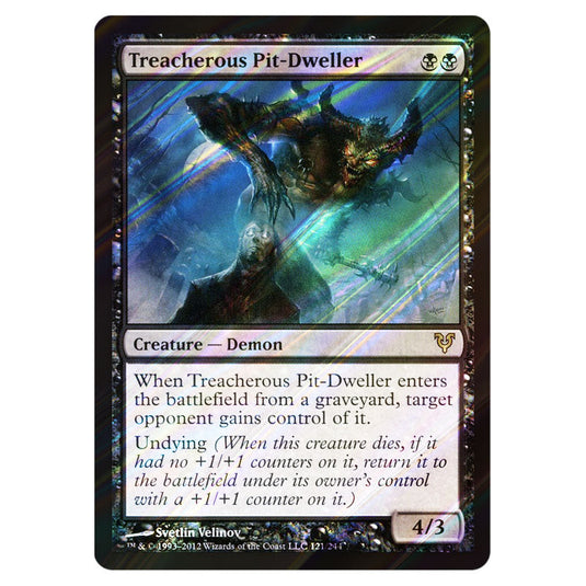 Treacherous Pit-Dweller 0121 card from the Magic The Gathering set Avacyn Restored