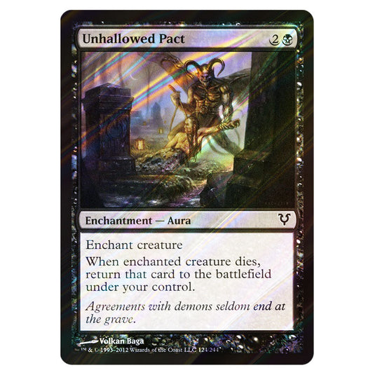 Unhallowed Pact 0124 card from the Magic The Gathering set Avacyn Restored