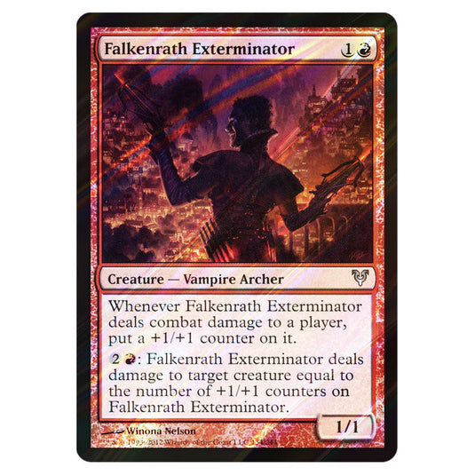 Falkenrath Exterminator 0134 card from the Magic The Gathering set Avacyn Restored