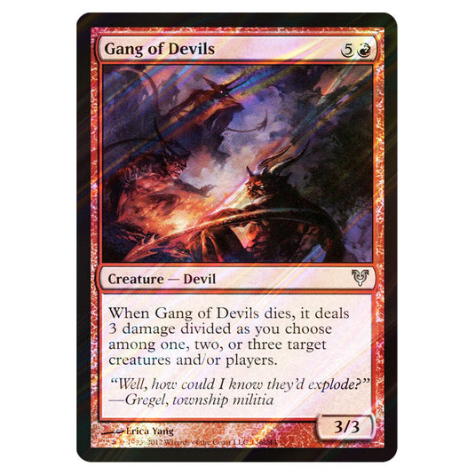 Gang of Devils 0136 card from the Magic The Gathering set Avacyn Restored