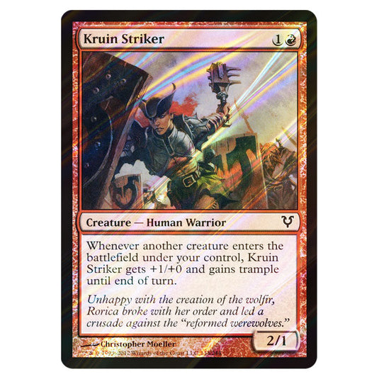 Kruin Striker 0143 card from the Magic The Gathering set Avacyn Restored