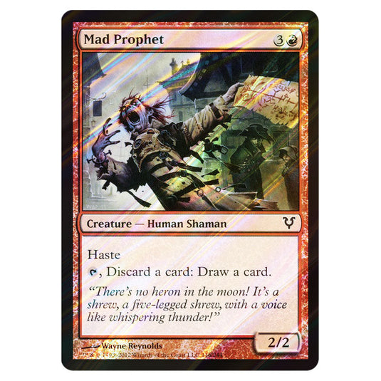 Mad Prophet 0146 card from the Magic The Gathering set Avacyn Restored