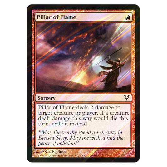 Pillar of Flame 0149 card from the Magic The Gathering set Avacyn Restored