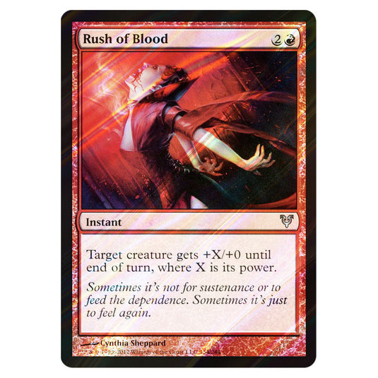 Rush of Blood 0154 card from the Magic The Gathering set Avacyn Restored