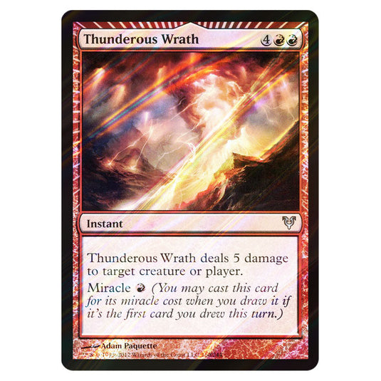 Thunderous Wrath 0160 card from the Magic The Gathering set Avacyn Restored