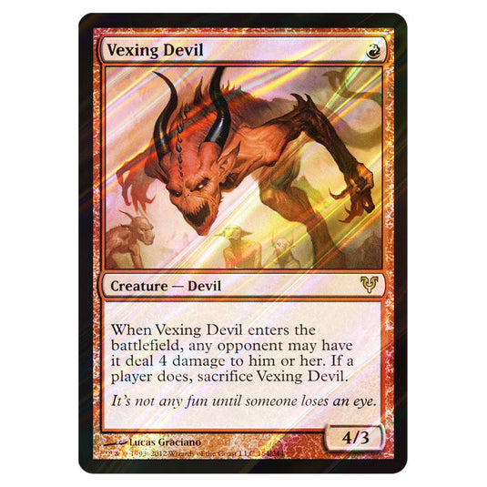 Vexing Devil 0164 card from the Magic The Gathering set Avacyn Restored