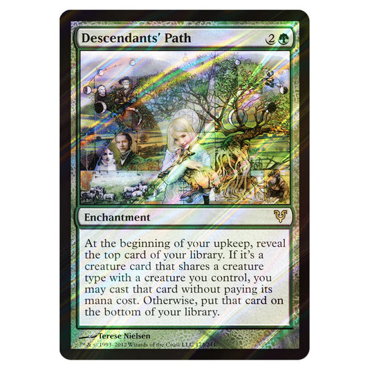 Descendants' Path 0173 card from the Magic The Gathering set Avacyn Restored