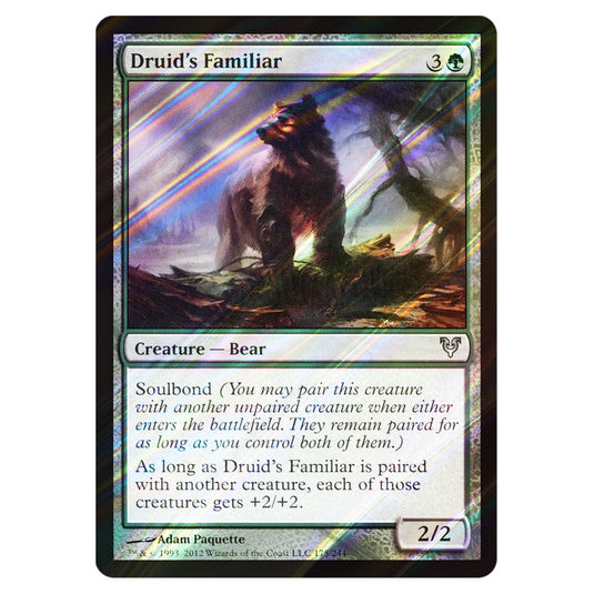 Druid's Familiar 0175 card from the Magic The Gathering set Avacyn Restored