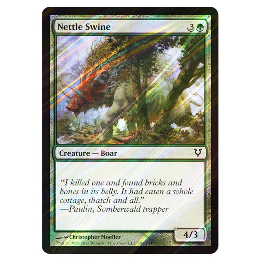 Nettle Swine 0186 card from the Magic The Gathering set Avacyn Restored