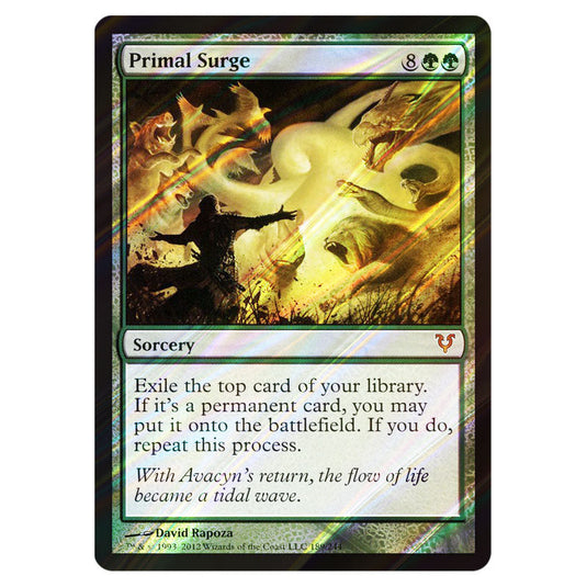 Primal Surge 0189 card from the Magic The Gathering set Avacyn Restored