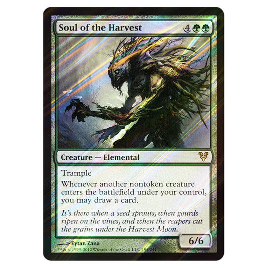 Soul of the Harvest 0195 card from the Magic The Gathering set Avacyn Restored