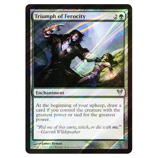 Triumph of Ferocity 0198 card from the Magic The Gathering set Avacyn Restored