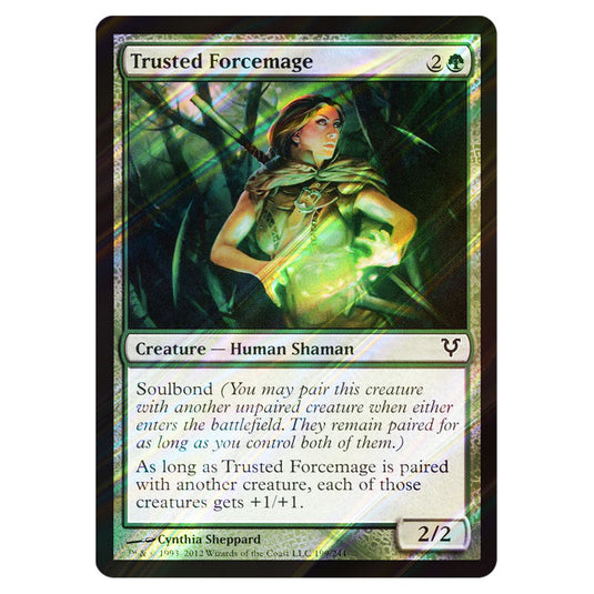 Trusted Forcemage 0199 card from the Magic The Gathering set Avacyn Restored