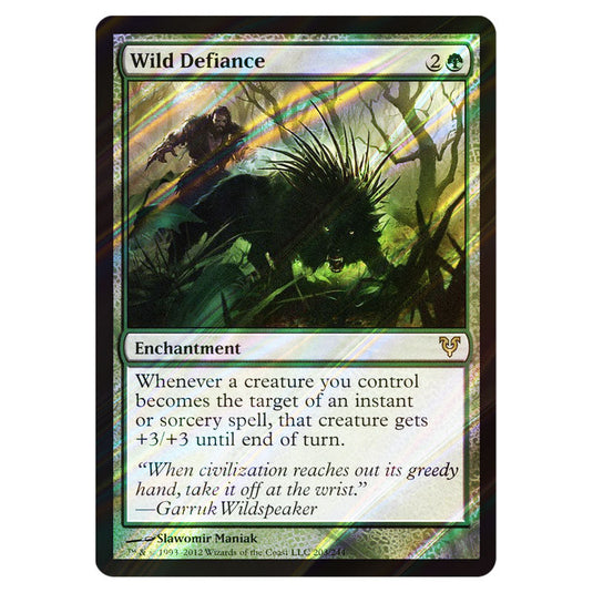 Wild Defiance 0203 card from the Magic The Gathering set Avacyn Restored