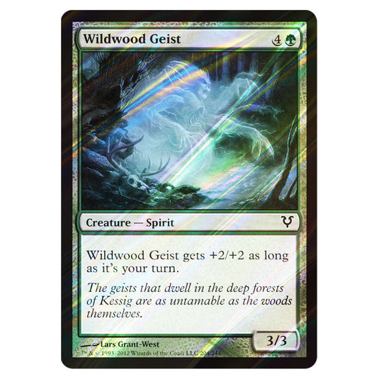 Wildwood Geist 0204 card from the Magic The Gathering set Avacyn Restored