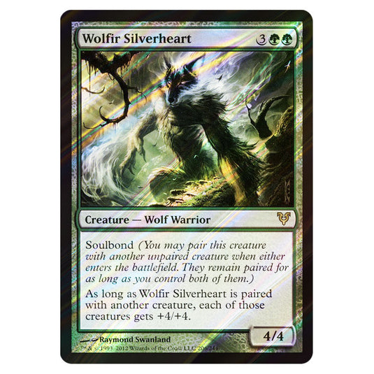 Wolfir Silverheart 0206 card from the Magic The Gathering set Avacyn Restored