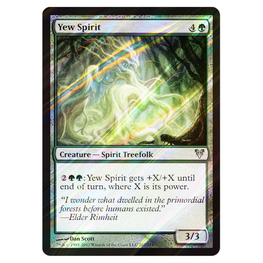 Yew Spirit 0207 card from the Magic The Gathering set Avacyn Restored