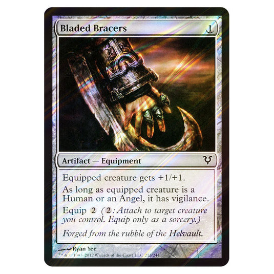 Bladed Bracers 0213 card from the Magic The Gathering set Avacyn Restored