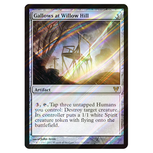 Gallows at Willow Hill 0215 card from the Magic The Gathering set Avacyn Restored