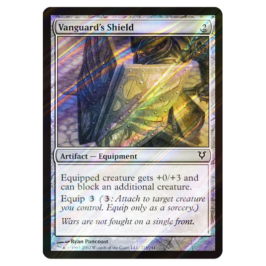 Vanguard's Shield 0223 card from the Magic The Gathering set Avacyn Restored